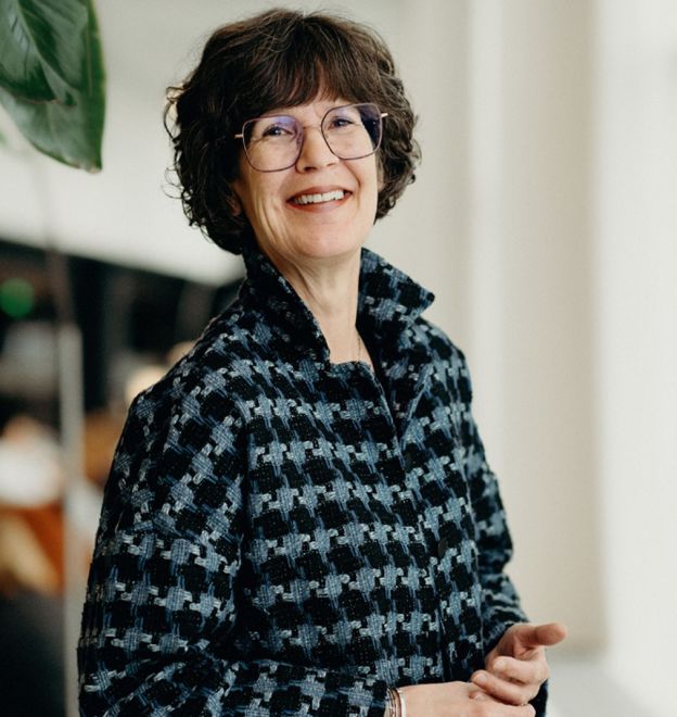 portretfoto lachende vrouw