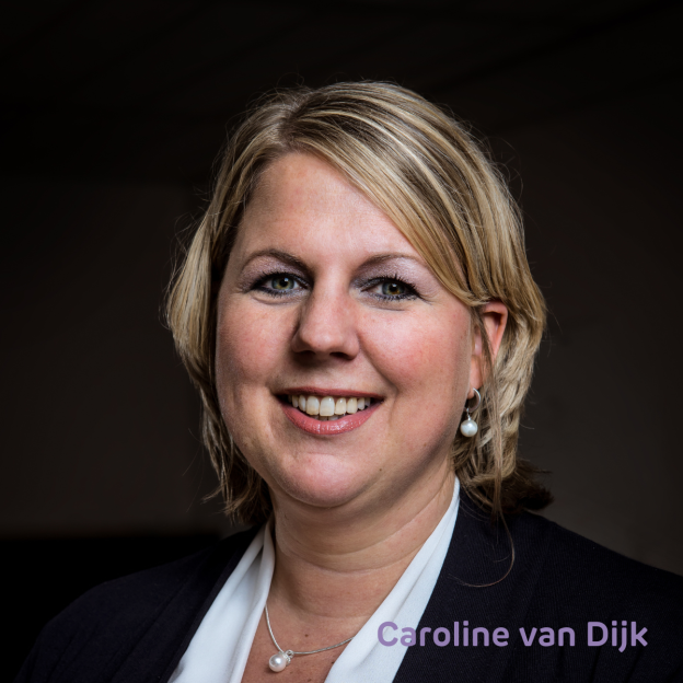 Portretfoto van Caroline van Dijk