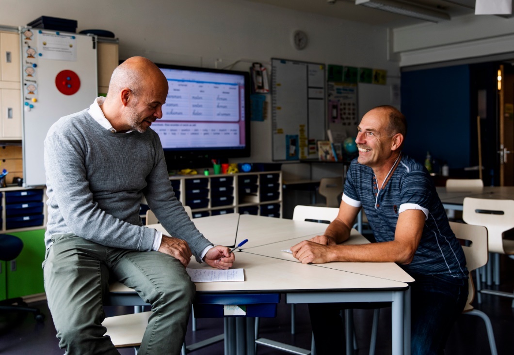 roy meerburg en aart wouters als mentoren on the job