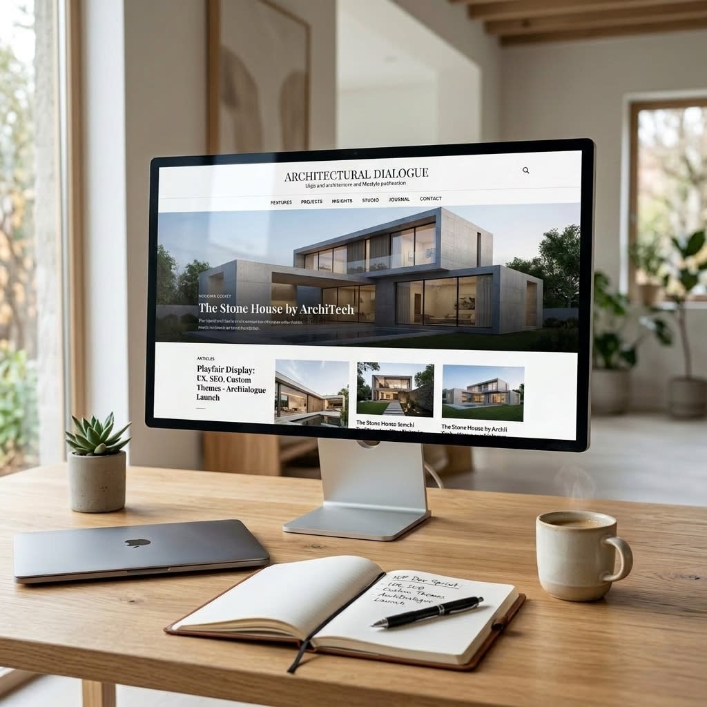 WordPress editorial website preview