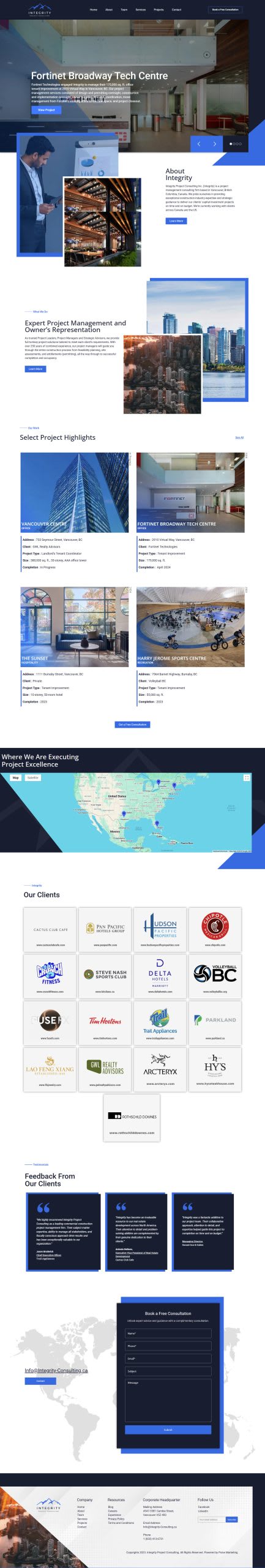 Integrity Consulting Project Showcase