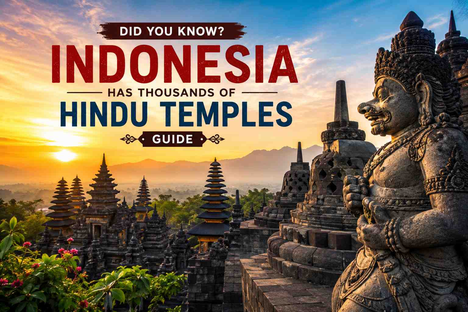 Ancient Prambanan Hindu Temple complex dedicated to Trimurti in Yogyakarta, Indonesia