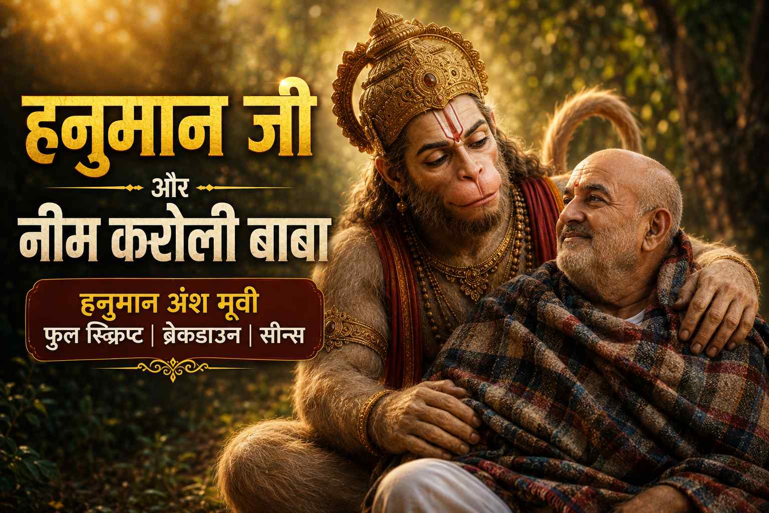 Hanuman Ansh movie exact scene and climax visual breakdown