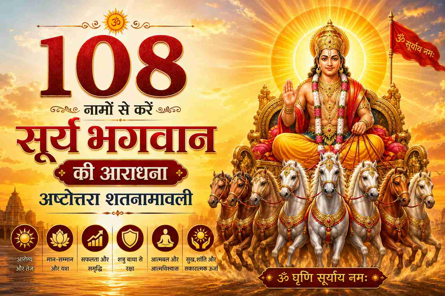 108 Names of Lord Surya - Surya Ashtottara Shatanamavali