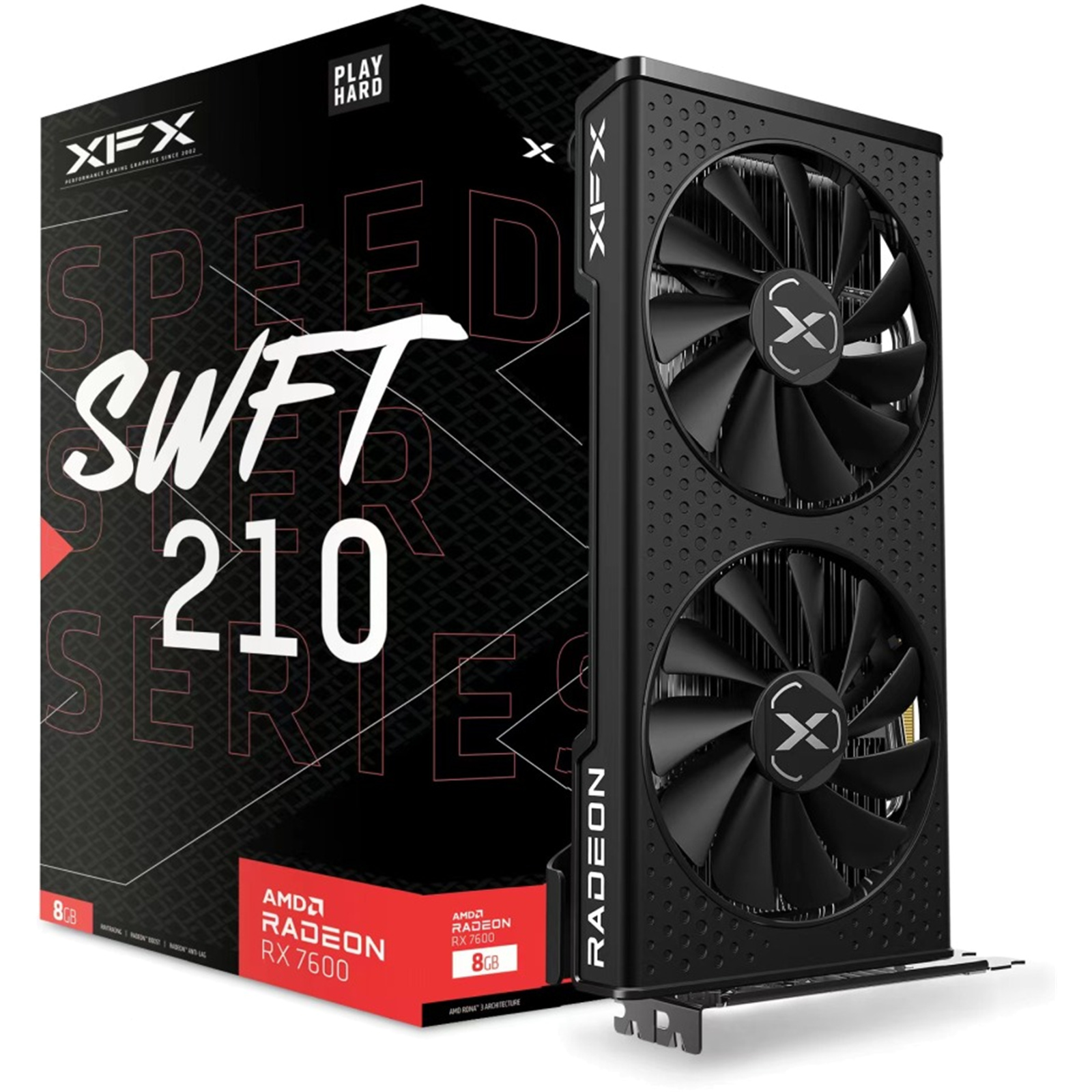 XFX Speedster MERC 319 Radeon RX 7600 XT 16GB