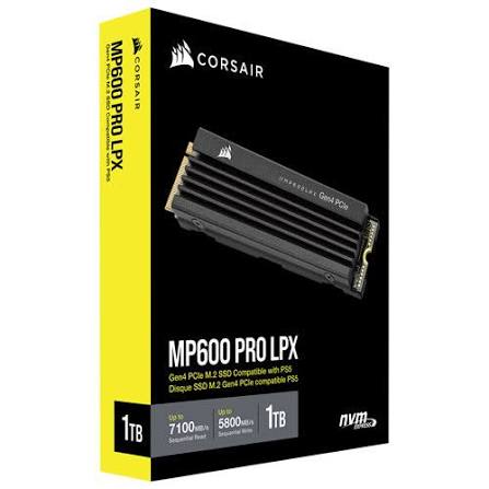 Corsair MP600 Pro LPX 1TB NVMe M.2 SSD