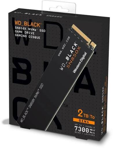 WD Black SN850X 2TB NVMe M.2 SSD