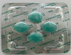 Actual blister image of Kamagra Gold