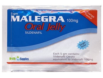 Actual blister image of Viagra Jelly