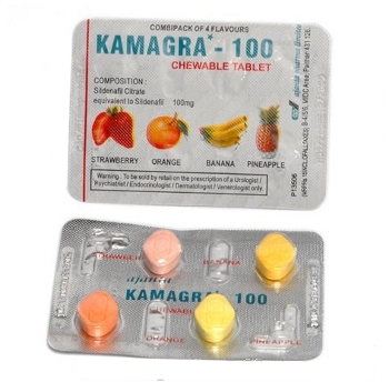 Actual blister image of Kamagra Flavored