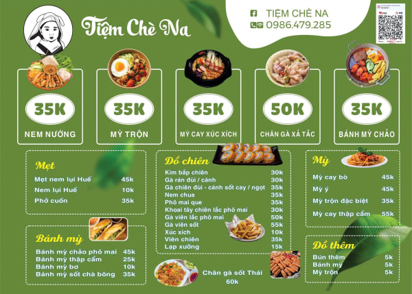 Nem Nướng, Mỳ Trộn, Mẹt Nem Lụi & Đồ Chiên