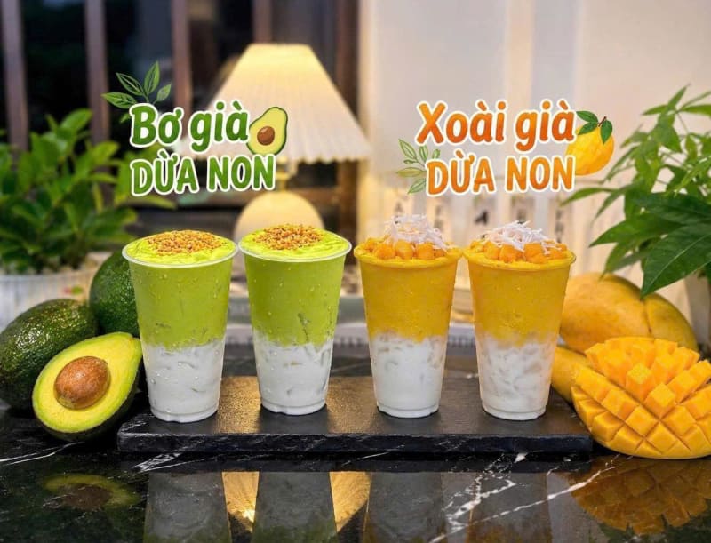 Bơ Già Dừa Non