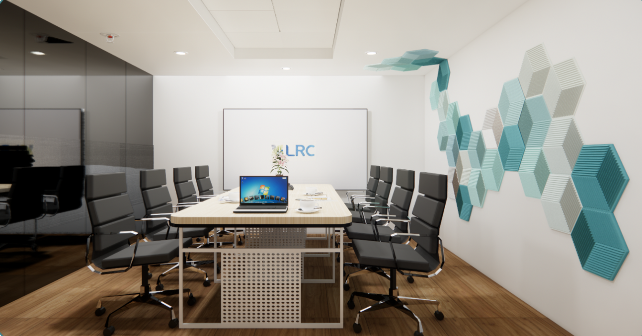 Commercial conference room interior project in Hyderabad by AR Constructions & Realtors