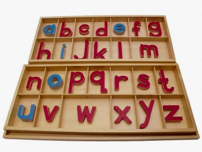 The Large Moveable Alphabet | Via Montessori