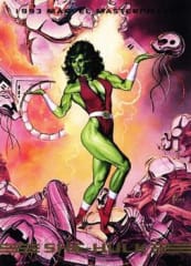 1993 SkyBox Marvel Masterpieces ##{card.number} #{card.title}