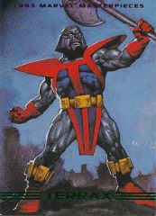 1993 SkyBox Marvel Masterpieces ##{card.number} #{card.title}
