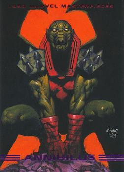 1993 SkyBox Marvel Masterpieces ##{@card.number} #{@card.title}