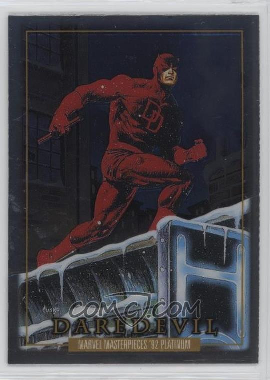 2024 Upper Deck Marvel Masterpieces '92 Platinum ##{@card.number} #{@card.title}