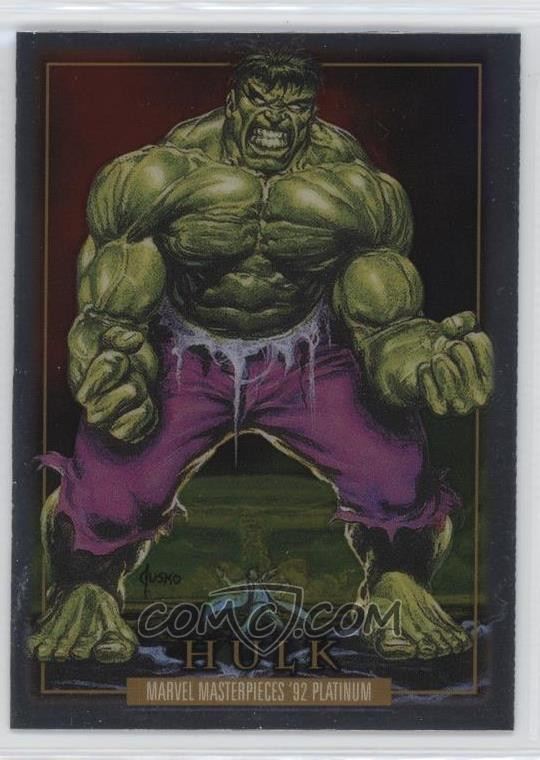 2024 Upper Deck Marvel Masterpieces '92 Platinum ##{@card.number} #{@card.title}