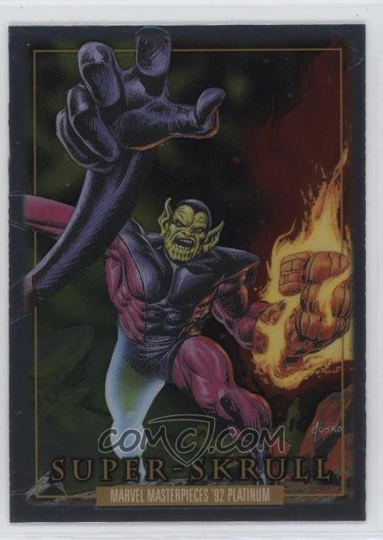2024 Upper Deck Marvel Masterpieces '92 Platinum ##{@card.number} #{@card.title}