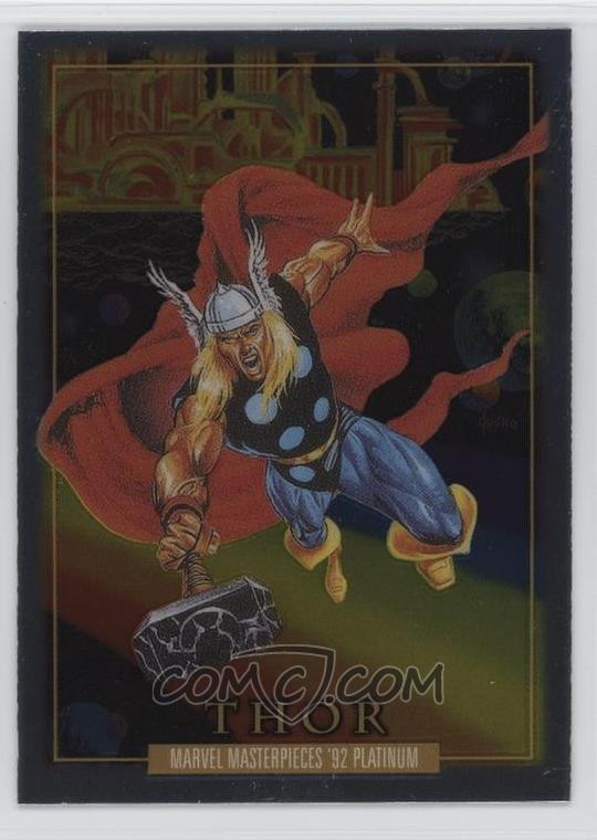 2024 Upper Deck Marvel Masterpieces '92 Platinum ##{@card.number} #{@card.title}