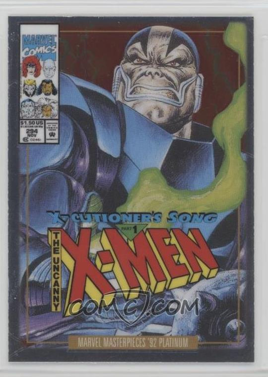 2024 Upper Deck Marvel Masterpieces '92 Platinum ##{@card.number} #{@card.title}