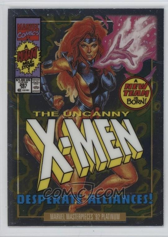 2024 Upper Deck Marvel Masterpieces '92 Platinum ##{@card.number} #{@card.title}