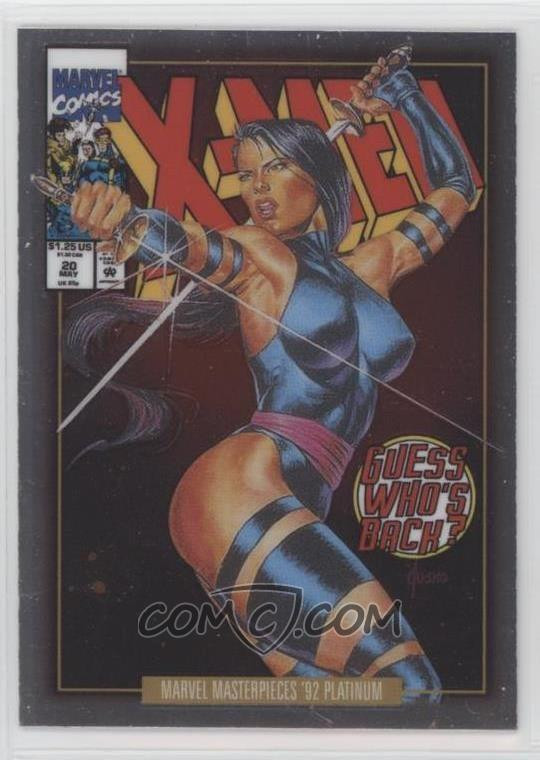 2024 Upper Deck Marvel Masterpieces '92 Platinum ##{@card.number} #{@card.title}