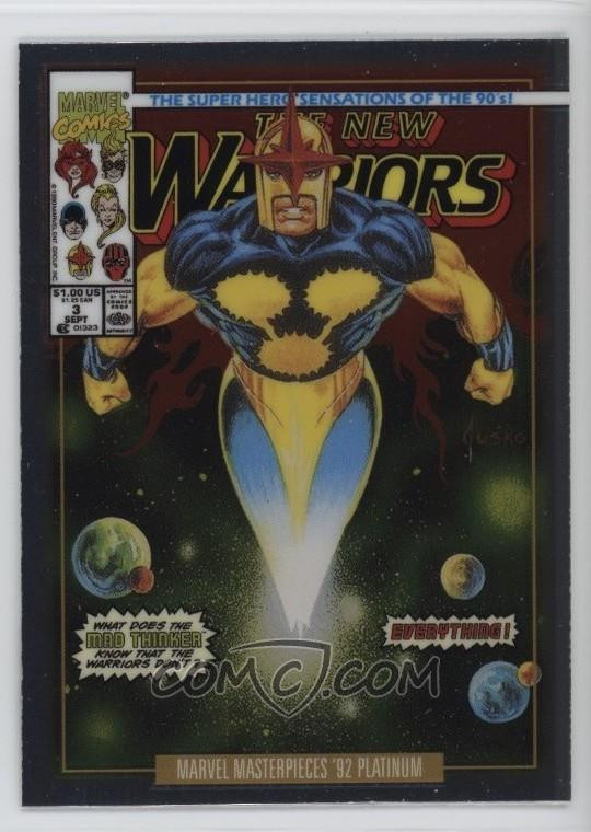 2024 Upper Deck Marvel Masterpieces '92 Platinum ##{@card.number} #{@card.title}