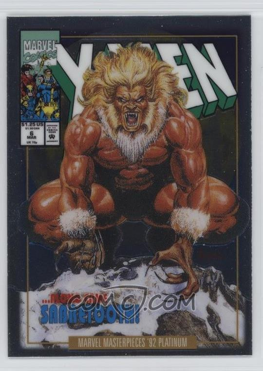 2024 Upper Deck Marvel Masterpieces '92 Platinum ##{@card.number} #{@card.title}