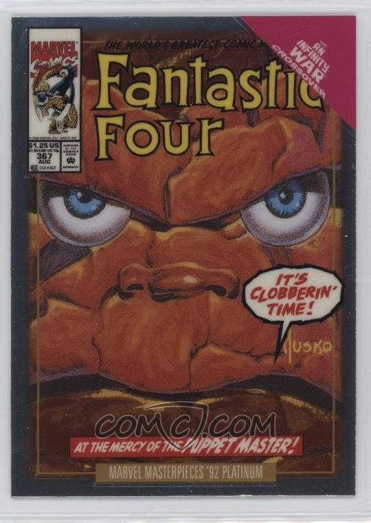 2024 Upper Deck Marvel Masterpieces '92 Platinum ##{@card.number} #{@card.title}