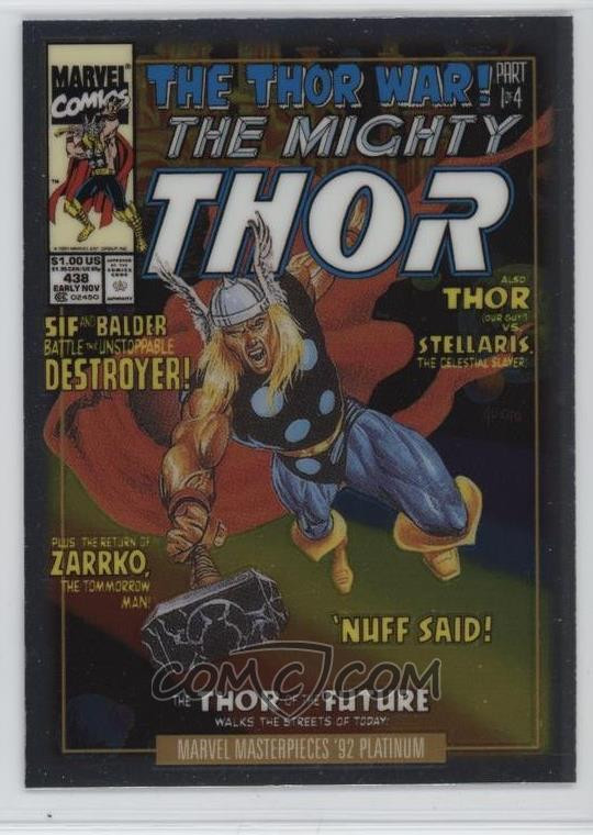 2024 Upper Deck Marvel Masterpieces '92 Platinum ##{@card.number} #{@card.title}