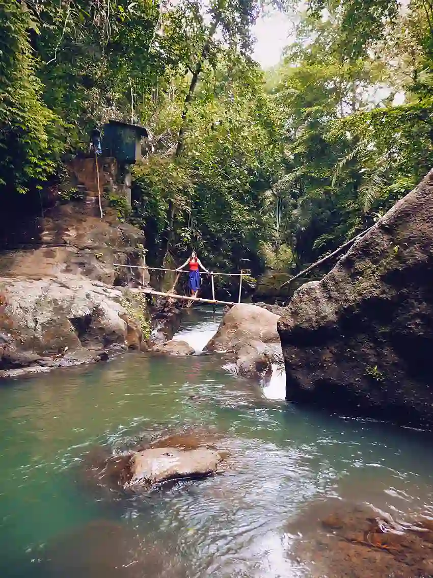 Goa Gajah, il fiume nel canyon.