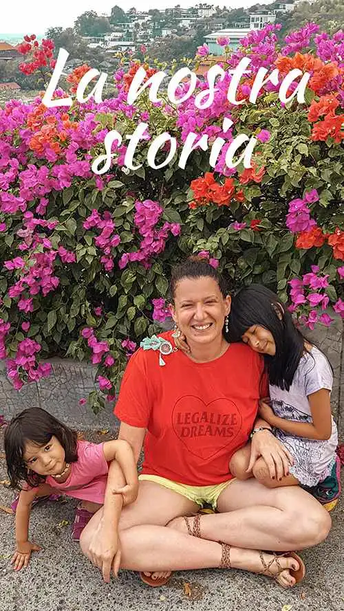 Io, Lara e Stella a Bali.