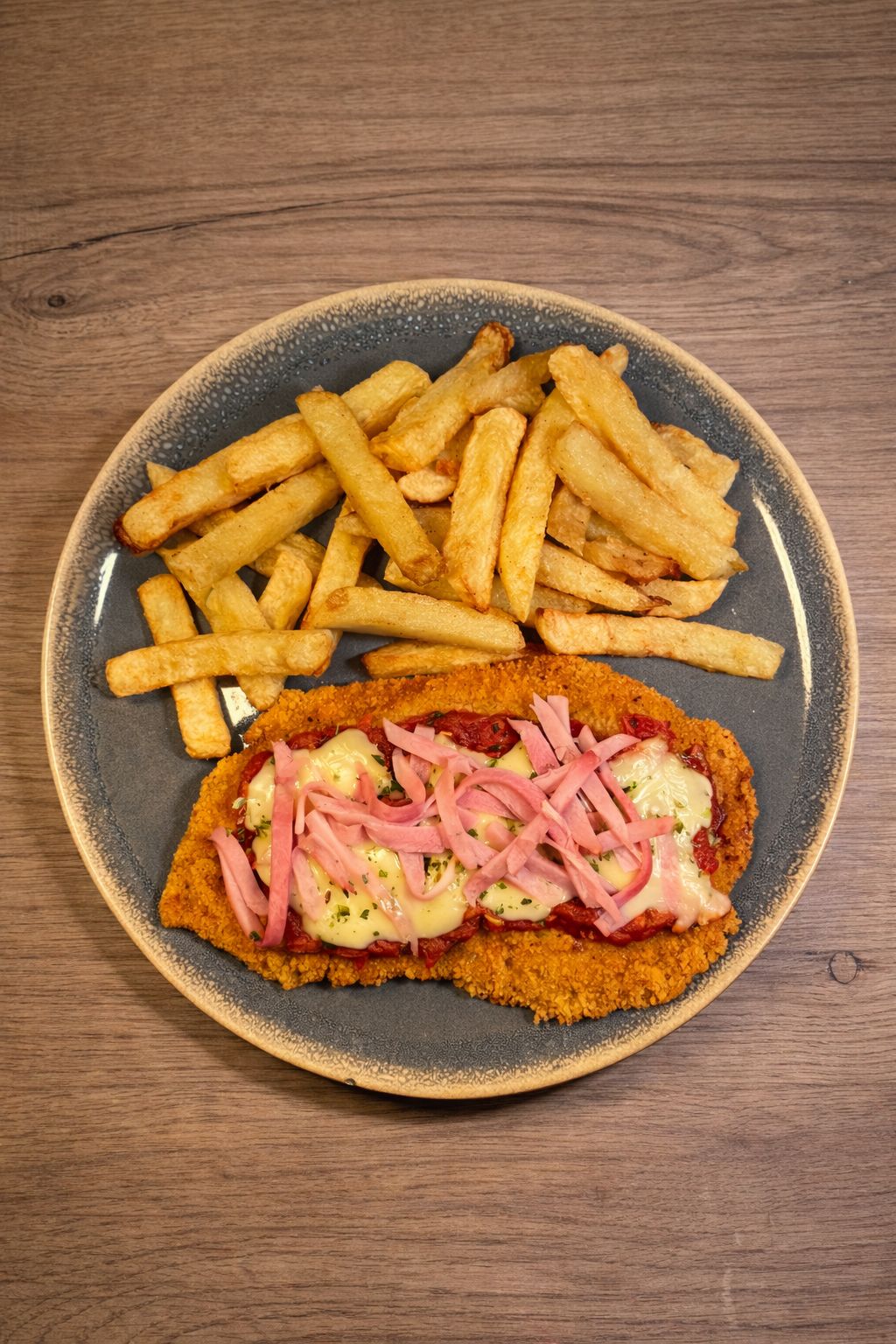 Milanesa de ternera Napolitana