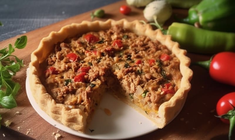 Tarta integral de atún - Viandas Cook