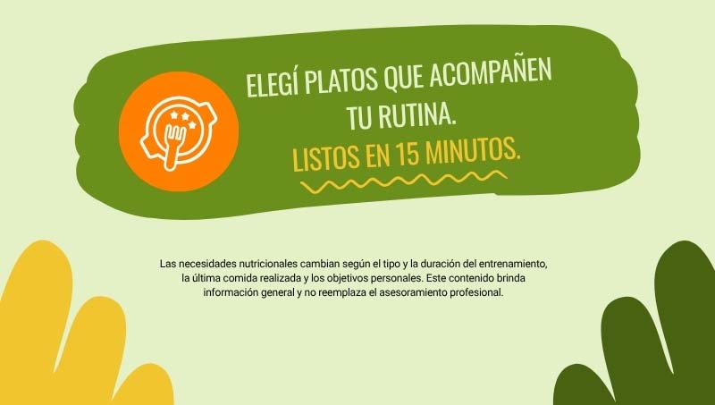 Nota final sobre los beneficios de elegir platos que acompañen una rutina de entrenamiento