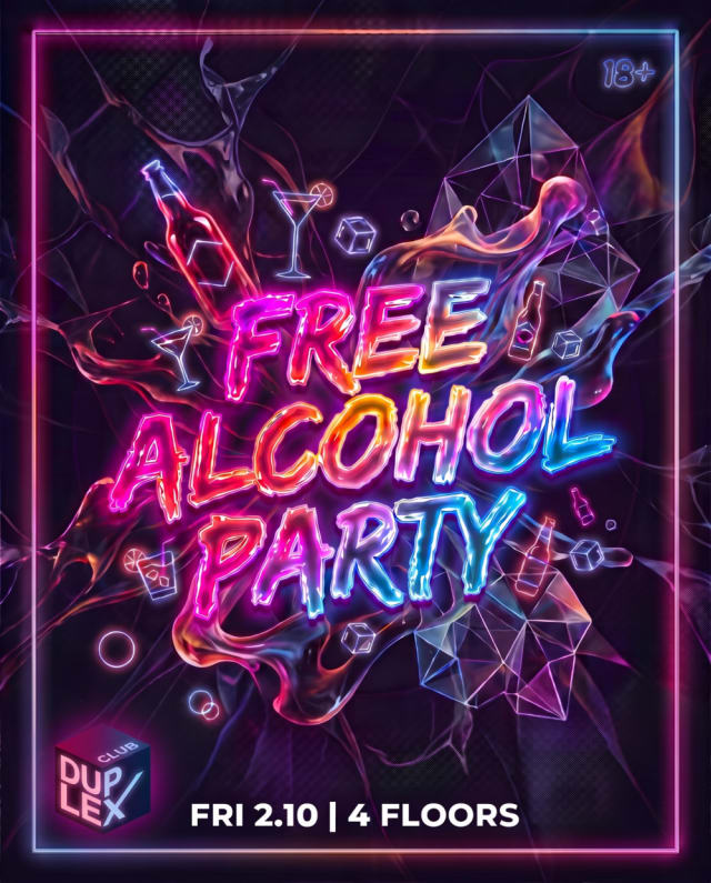 Free Alcohol Party