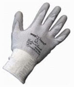#NORHAND Technic Touch GRÅ  NYLONHANSKE M/POLYURETHAN
