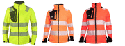 JAKKE SOFTSHELL HI-VIS DAME KL.2/3