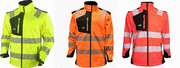 JAKKE SOFTSHELL HI-VIS KL 3/2