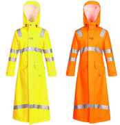 REGNFRAKK DAME HI-VIS EN 20471 KL 3 EN 343 EN13688