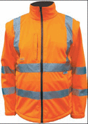 #JAKKE SOFTSHELL HI-VIS VICTORIA KL. 3.