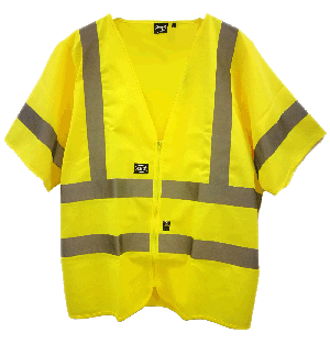 REFLEKSVEST GLIDELÅS EN20471 KL.3