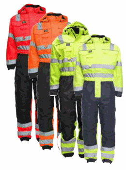 KJELEDRESS VINTER HI-VIS EN 20471 KL. 3.