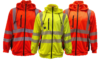 JAKKE M/HETTE HI-VIS KL 3
