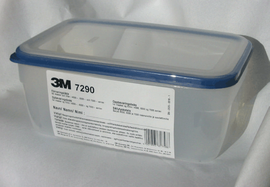 3M 7290 OPPBEVARINGSBOKS FOR HALVMASKER