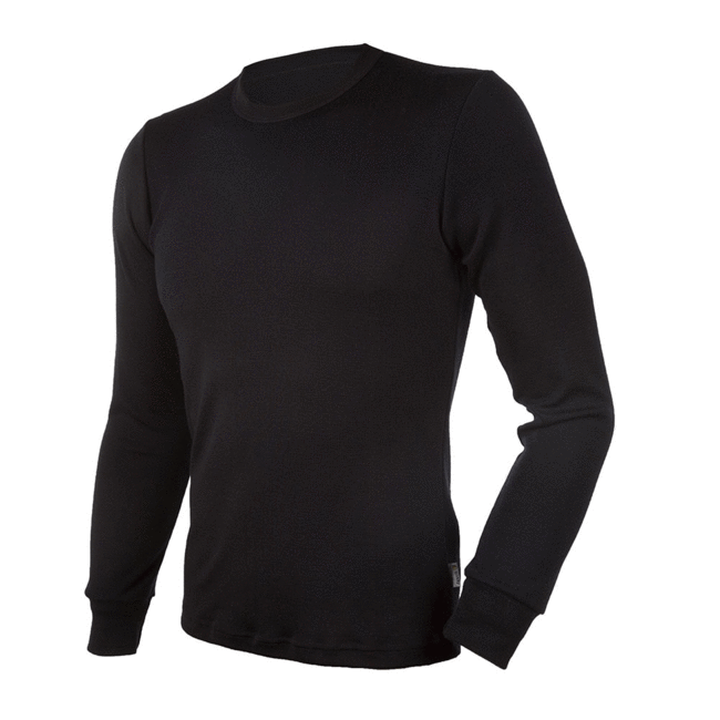 TRØYE RUND HALS JANUS BLACKWOOL