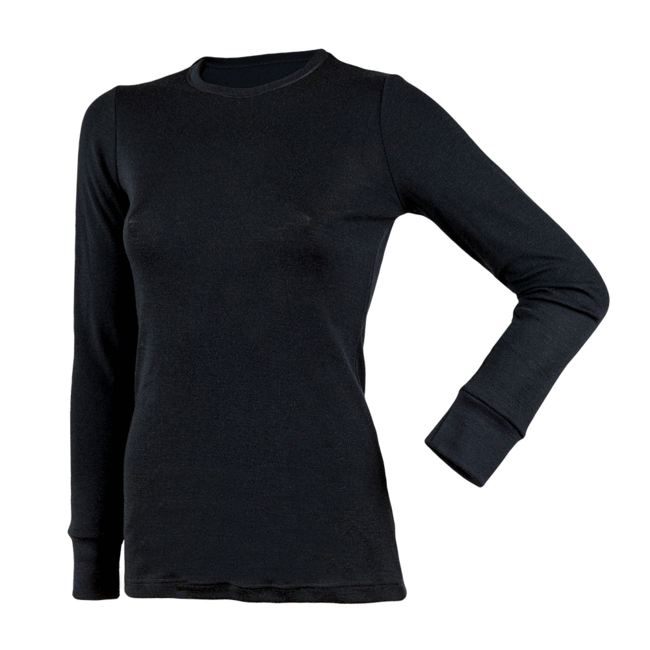TRØYE RUND HALS JANUS BLACKWOOL 432-2260 DAME