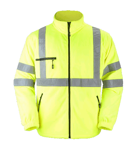 JAKKE FLEECE HI-VIS ZIP-IN KL. 3.